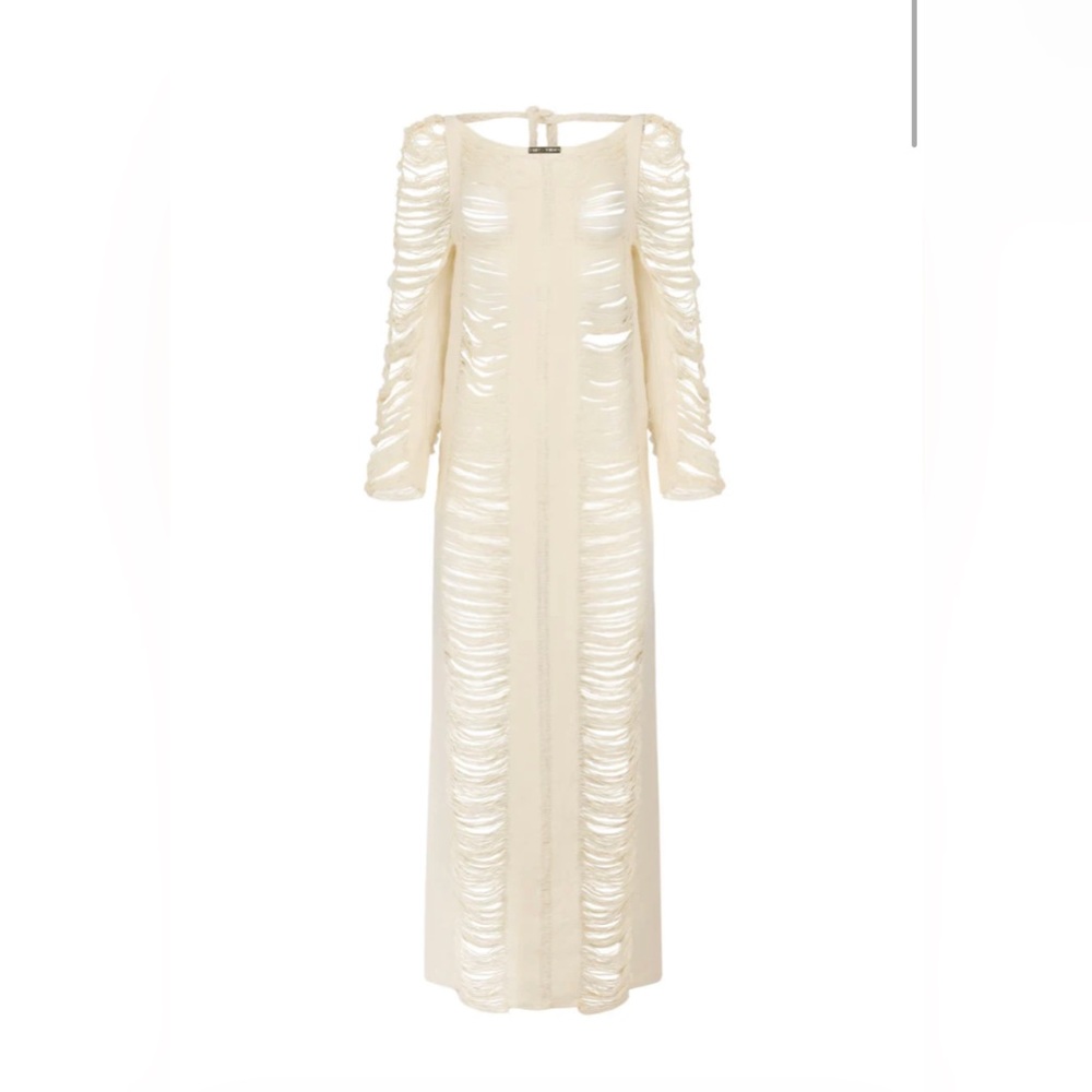 THRIFT THREADS dress, The Gabby Gown - Cream